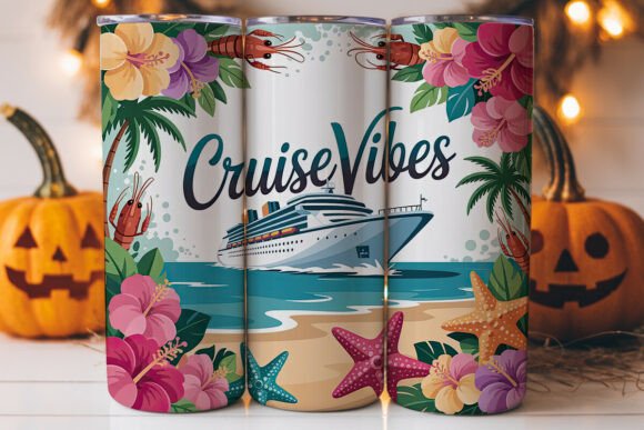 Cruise Vibes 20oz Tumbler Wrap