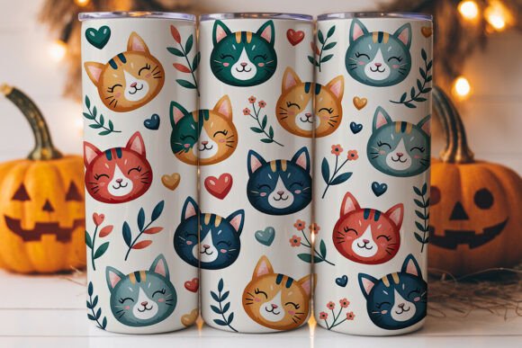 Cute Cats 20oz Tumbler Wrap