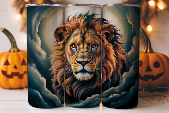 Fiery Lion 20oz Tumbler Wrap