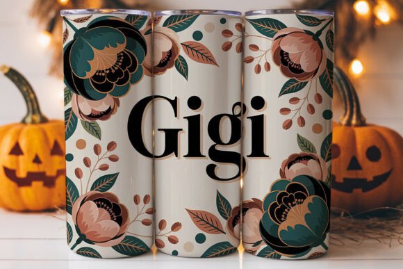 Gigi Floral Tumbler Wrap