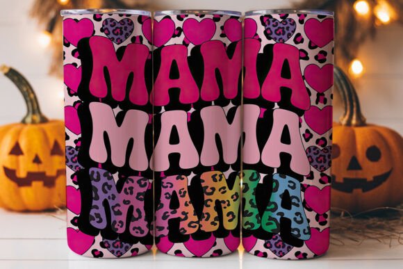 Mama Leopard 20oz Tumbler Wrap