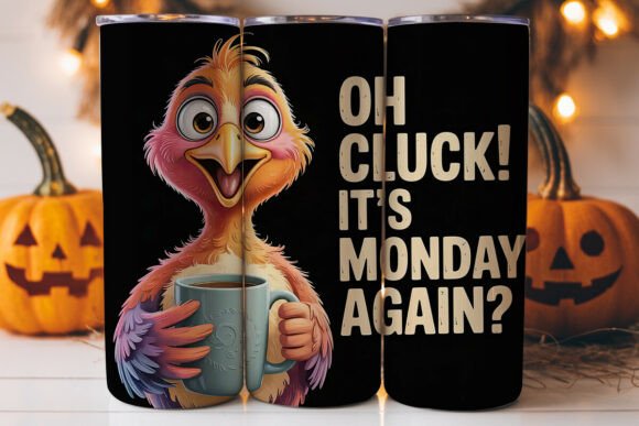 Monday Bird Coffee 20oz Tumbler Wrap