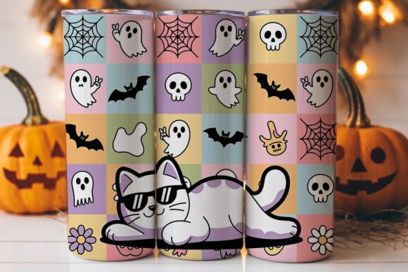 Pastel Goth Halloween 20oz Tumbler Wrap