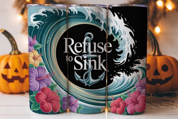 Refuse to Sink 20oz Tumbler Wrap
