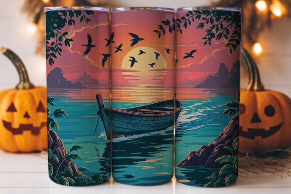 Tropical Sunset 20oz Tumbler Wrap