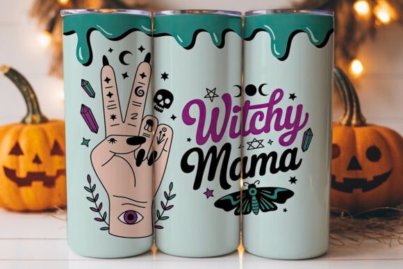 Witchy Mama 20oz Tumbler Wrap